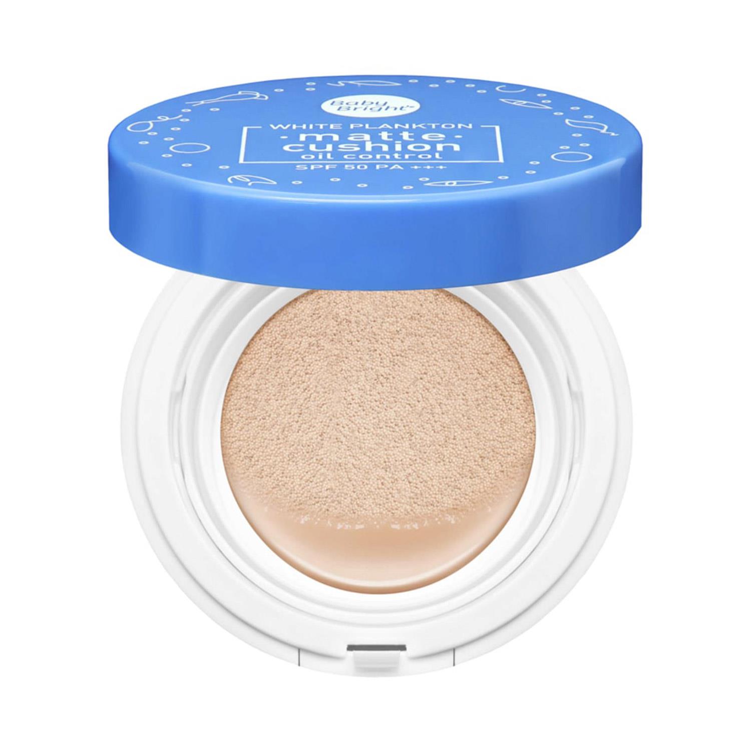 Натуральное тональное матирующее средство-кушон из Тайланда с белым планктоном White Plankton SPF50 PA+++ Тон #23 Baby Bright купить в Москве и Московской области.