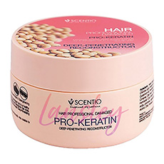 тайская маска для волос SCENTIO PRO-KERATIN MASK 250 ml. Thailand. scentio-pro-keratin-maska-dlya-vosstanovleniya-volos