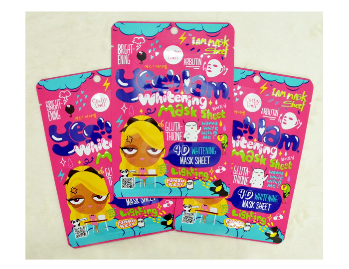 Тайская тканевая маска для лица с эффектом отбеливания кожи Cathy Doll 4D Yes I Am Whitening Mask Sheet 35 гр. ТАИЛАНД