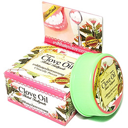 Тайская травяная отбеливающая зубная паста Гвоздика Rochjana Clove Toothpaste 30 гр.