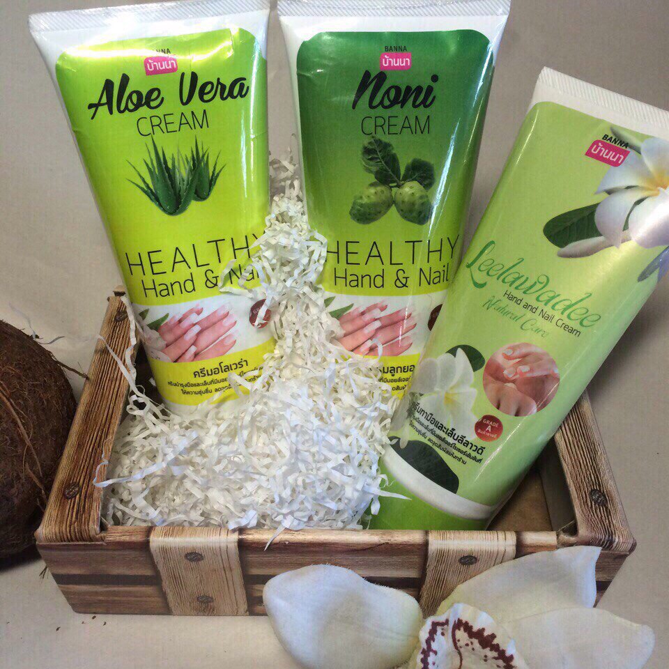 Тайский крем для рук и ногтей с Алоэ Вера Banna Aloe Vera Cream Healthy Hand & Nail 200 мл. КРЕМА ДЛЯ РУК ИЗ ТАЙЛАНДА